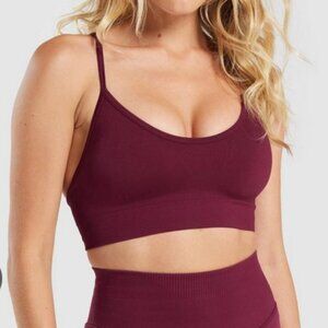 Gymshark Sweat Seamless Sports Bra Plum Pink - Used